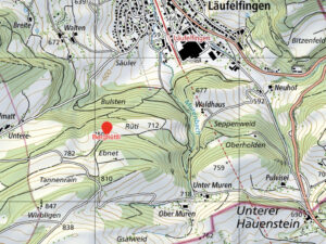 Berghüttli Lageplan