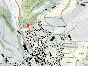 Chrätziger Lageplan