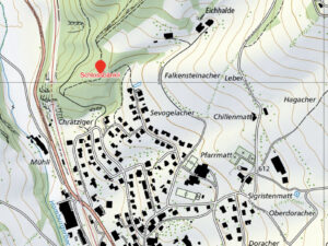 Schlossbänkli Lageplan